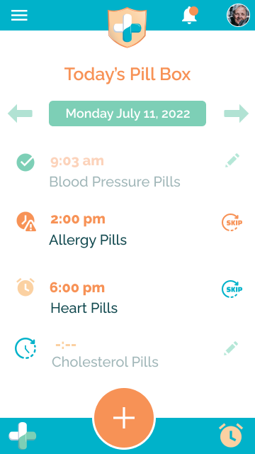 PillSafe dashboard vs2