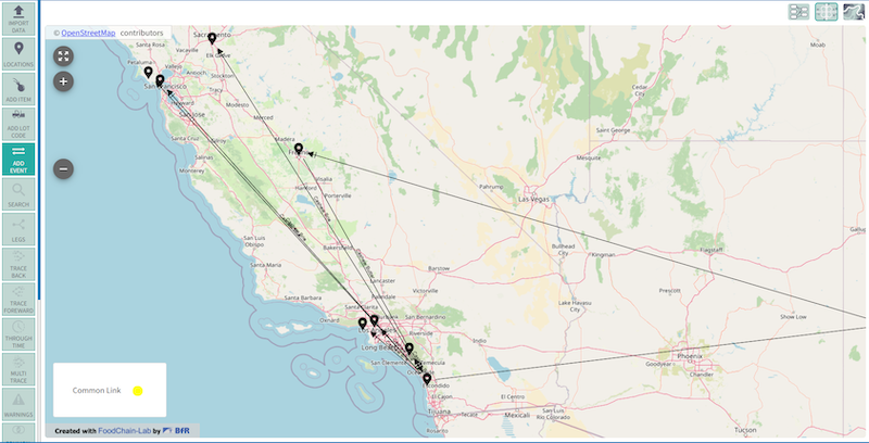 PTS prototype map view