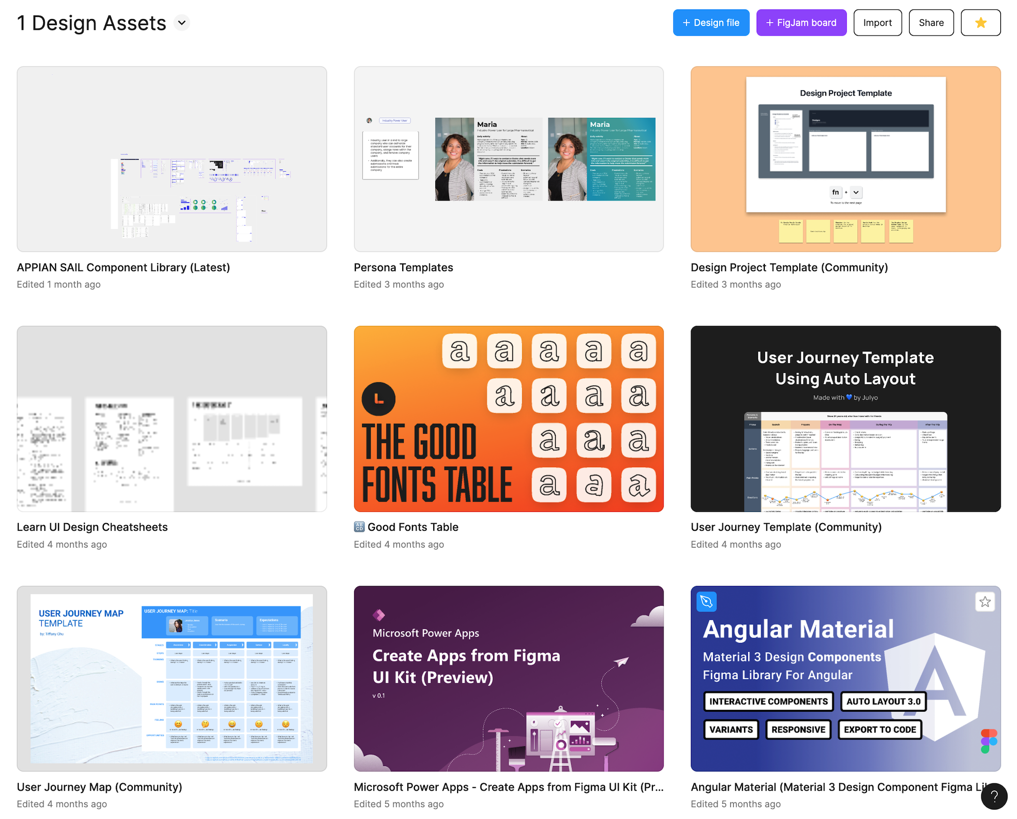 UX Design Assets folder