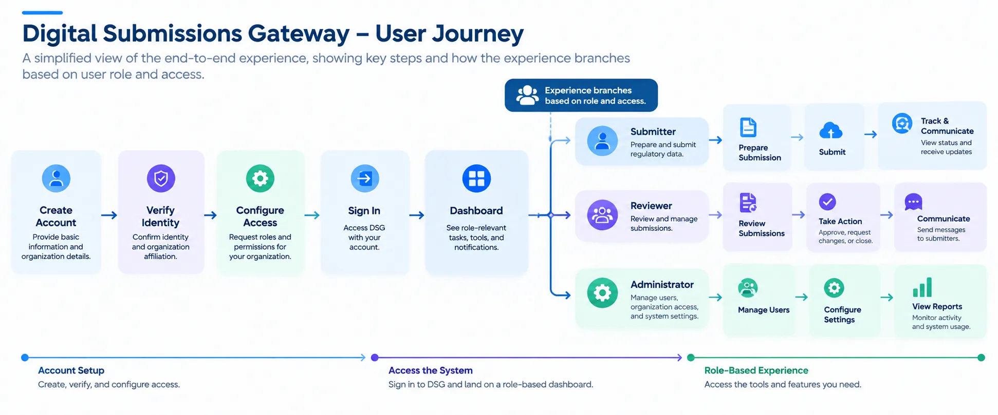 DSG Future State User Flow